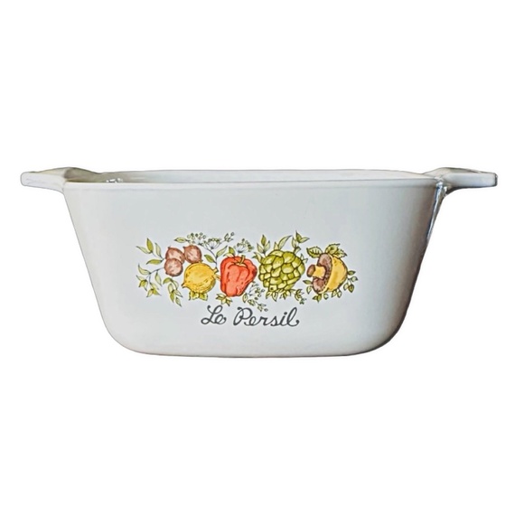 CORNING WARE Vintage P-43-B 700 ml “Spice of Life” Le Persil 5" Casserole Dish - Picture 1 of 6